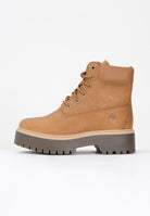 TIMBERLAND Anfibi con Plateau Stone Street 6-Inch beige da donna TB0A2H3CEN11 . TIMBERLAND 