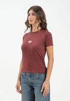 DICKIES T-shirt a manica corta Maple Valley bordeaux da donna DK0A4ZAOL161 . DIckies 