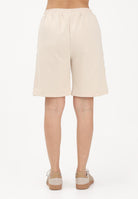 PALM ANGELS Shorts sportivo beige per donna, ragazzi e bambini con logo PBCL001S26FAB001 092 PALM ANGELS 