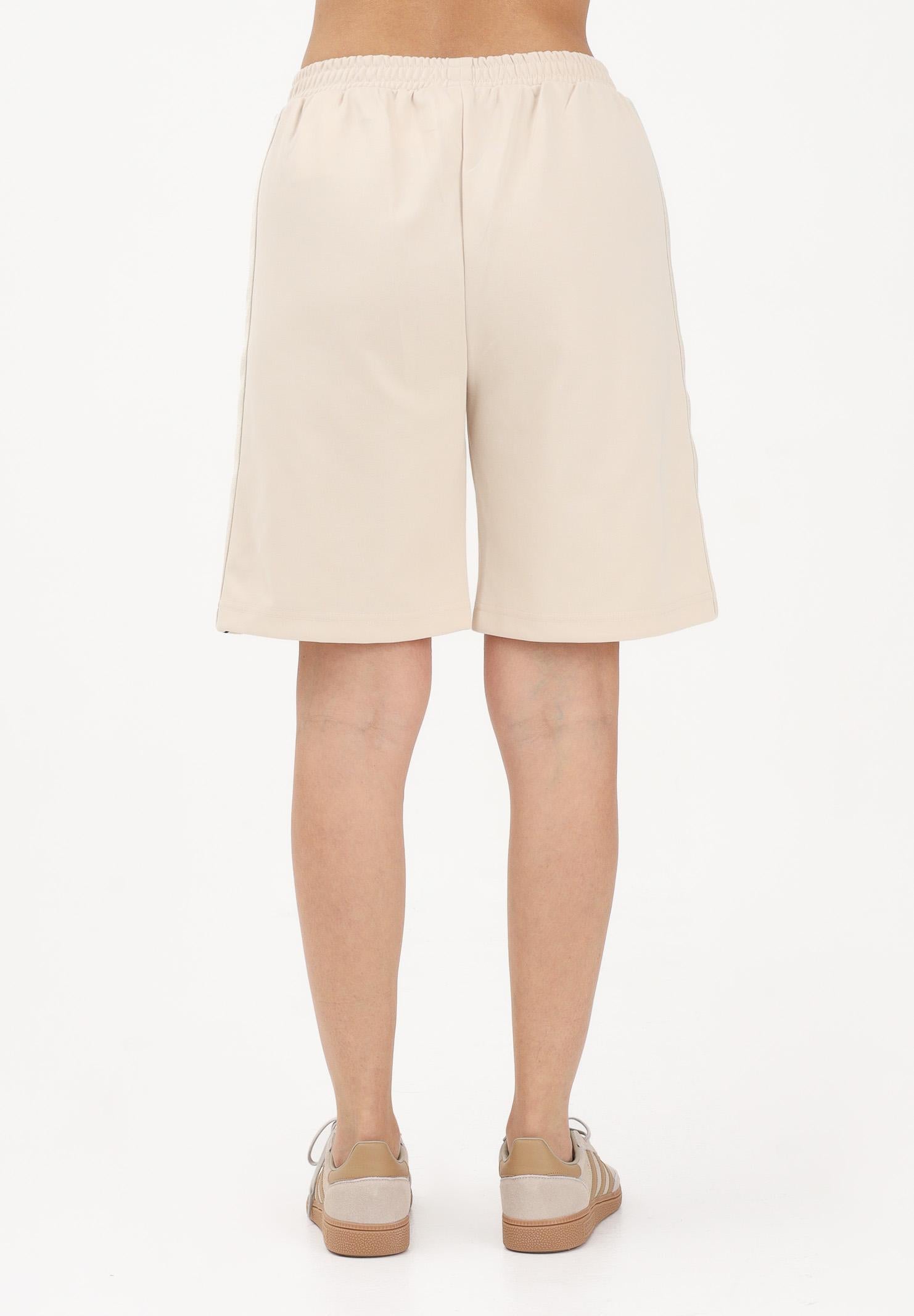 PALM ANGELS Shorts sportivo beige per donna, ragazzi e bambini con logo PBCL001S26FAB001 092 PALM ANGELS 