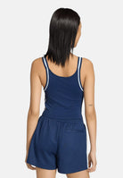 ADIDAS ORIGINALS Canotta SUMMER GLOW VINTAGE INSPIRED blu da donna KY8135 . ADIDAS ORIGINALS 