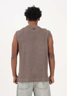 I'M BRIAN Gilet in maglia marrone da uomo MA3601 020 I'M BRIAN 