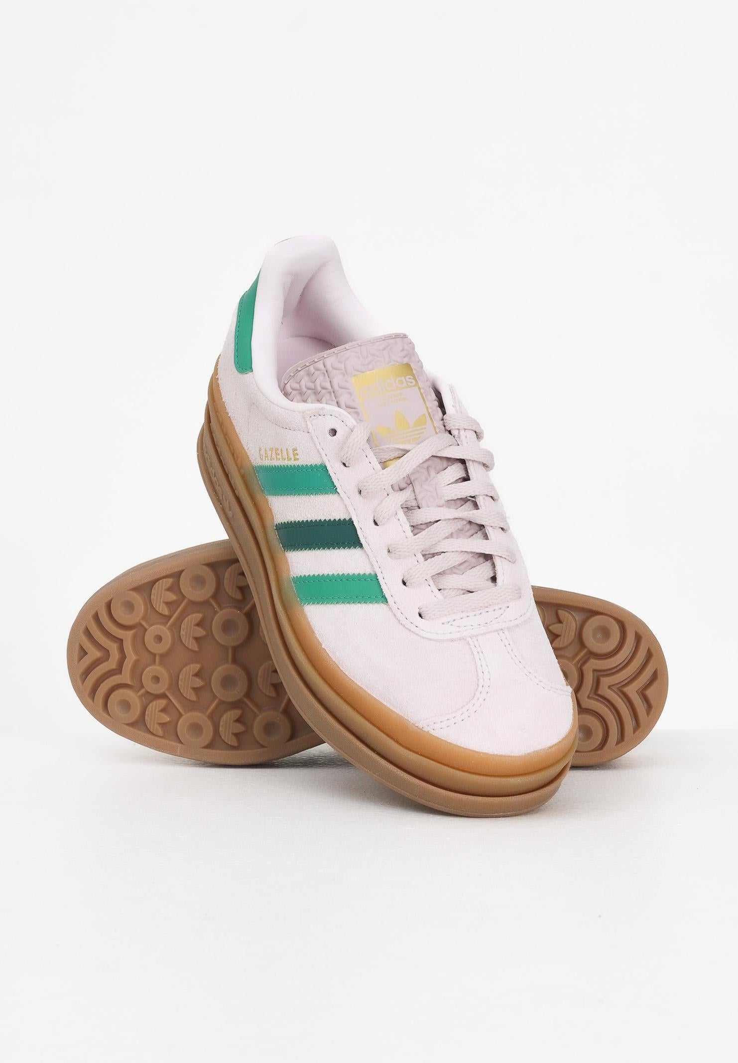 ADIDAS ORIGINALS Sneakers Gazelle Bold rosa e verdi da donna JR5952  ADIDAS ORIGINALS 
