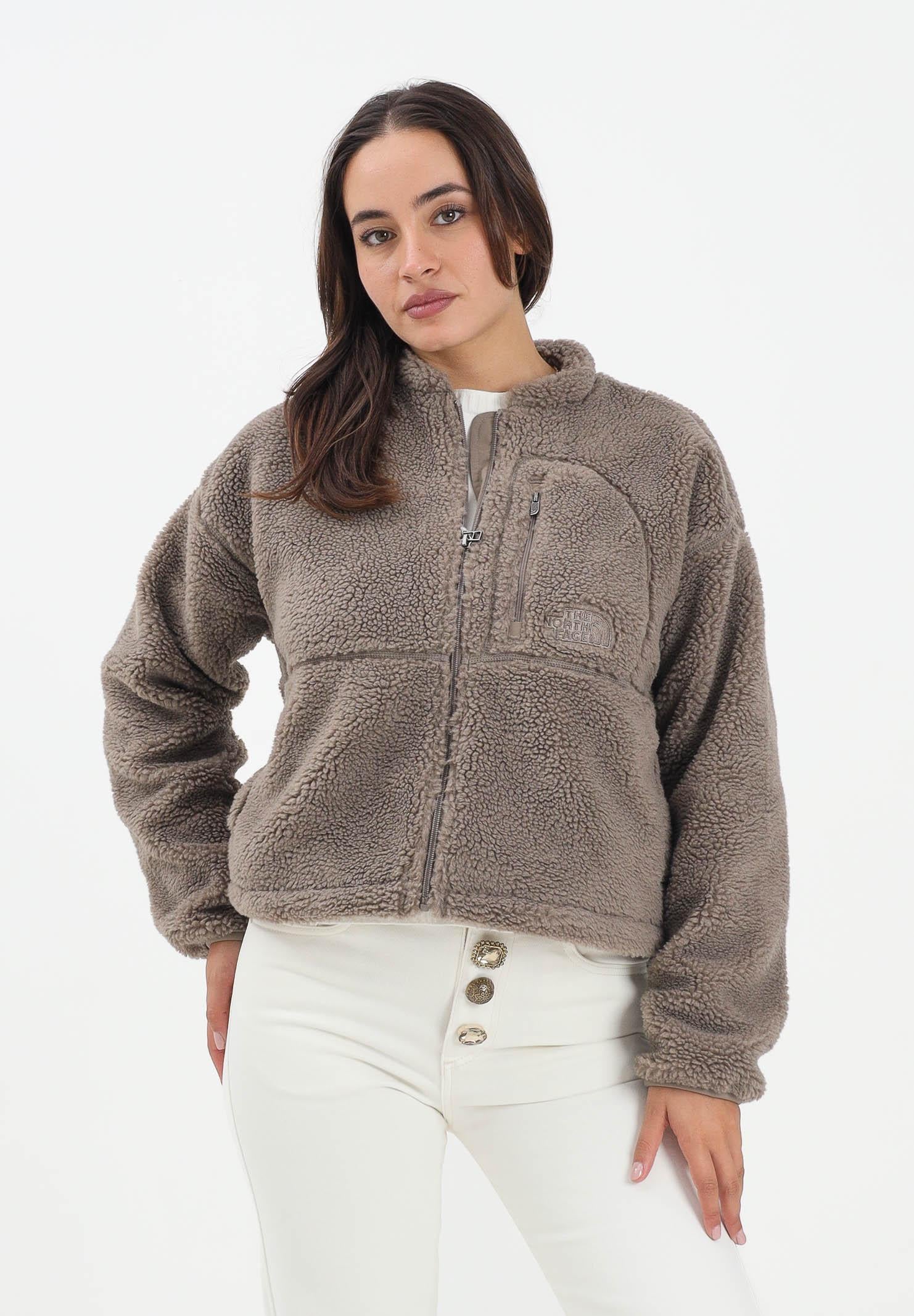 THE NORTH FACE Felpa con zip Extreme Pile marrone da donna NF0A88ZBBOW1  THE NORTH FACE 