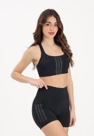 ADIDAS PERFORMANCE Top sportivo Optime Workout 3-Stripes Medium Support nero da donna JX5006 . ADIDAS PERFORMANCE 