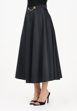 ELISABETTA FRANCHI Gonna midi nera da donna GO15661E2 110 ELISABETTA FRANCHI 