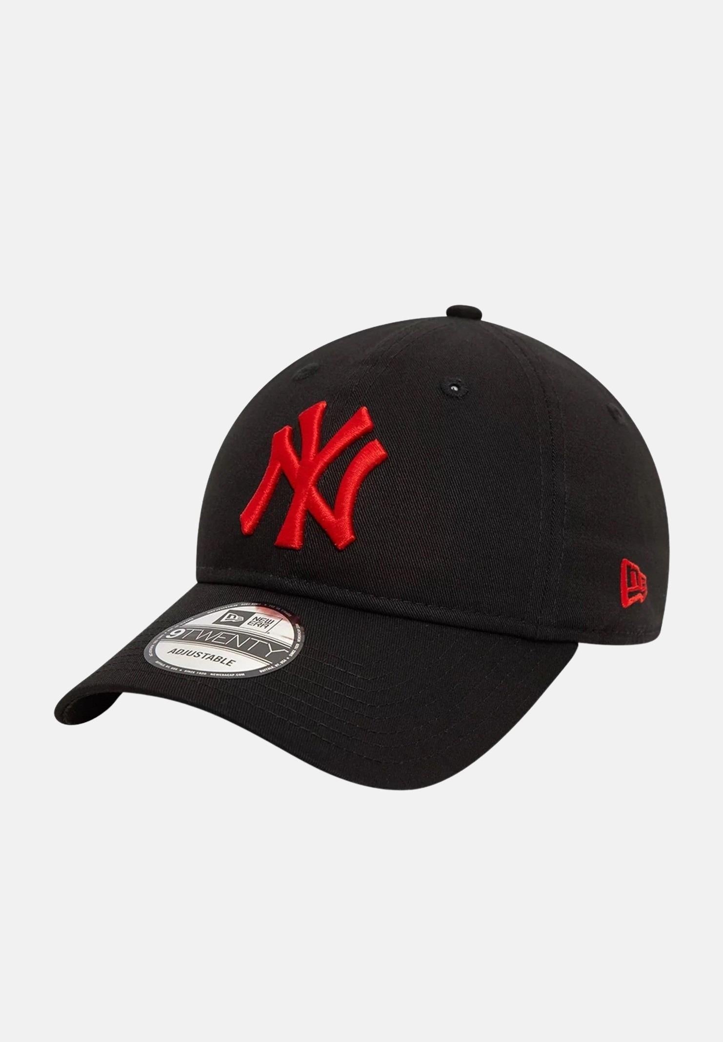 NEW ERA Cappello con visiera 9TWENTY dei New York Yankees della League Essential nero per uomo e donna 60471471? . NEW ERA 