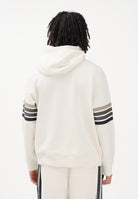ARMANI EXCHANGE Felpa con cappuccio panna da uomo rifinita da stampa XM002053AF10818 U1074 ARMANI EXCHANGE 