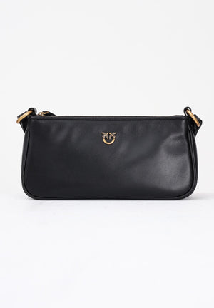 PINKO Borsa a spalla MINI HALF MOON BAGUETTE nera da donna 105069A0QO Z99Q PINKO 