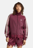 ADIDAS ORIGINALS Felpa con zip Firebird bordeaux da donna LD1804 . ADIDAS ORIGINALS 