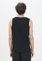 SELECTED HOMME Canotta nera da uomo a costine 16097660 Black SELECTED HOMME 