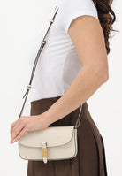 PINKO Borsa a spalla Saddle Flat beige da donna 105349A1ZX Z14Q PINKO 