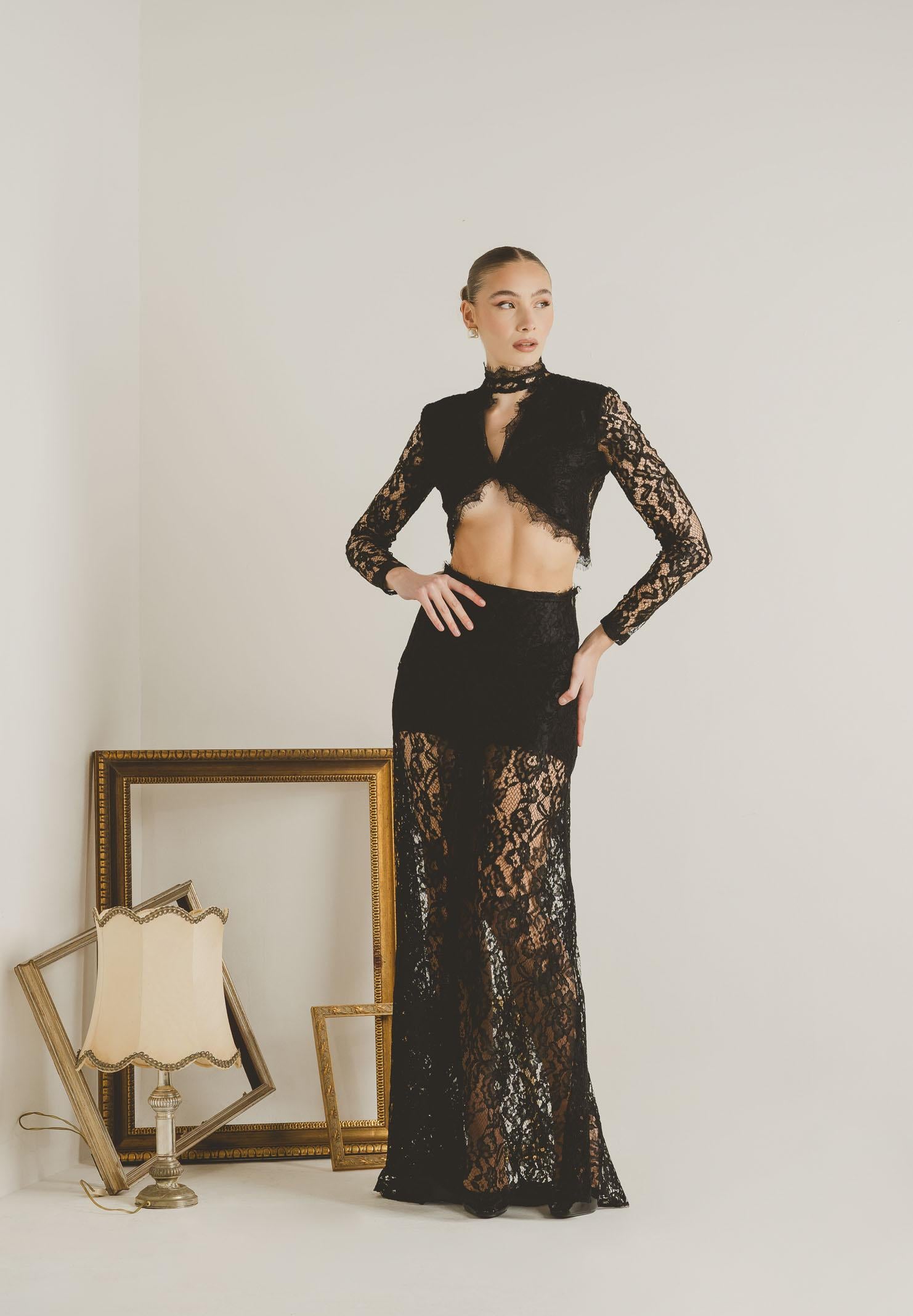 SANTAS Coordinato ÉTOILE NOIRE nero da donna PV2613 NE SANTAS 