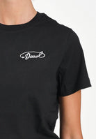 DIESEL T-shirt a manica corta nera per donna, ragazzi e bambini con logo Diesel J025260CATM K900 DIESEL 