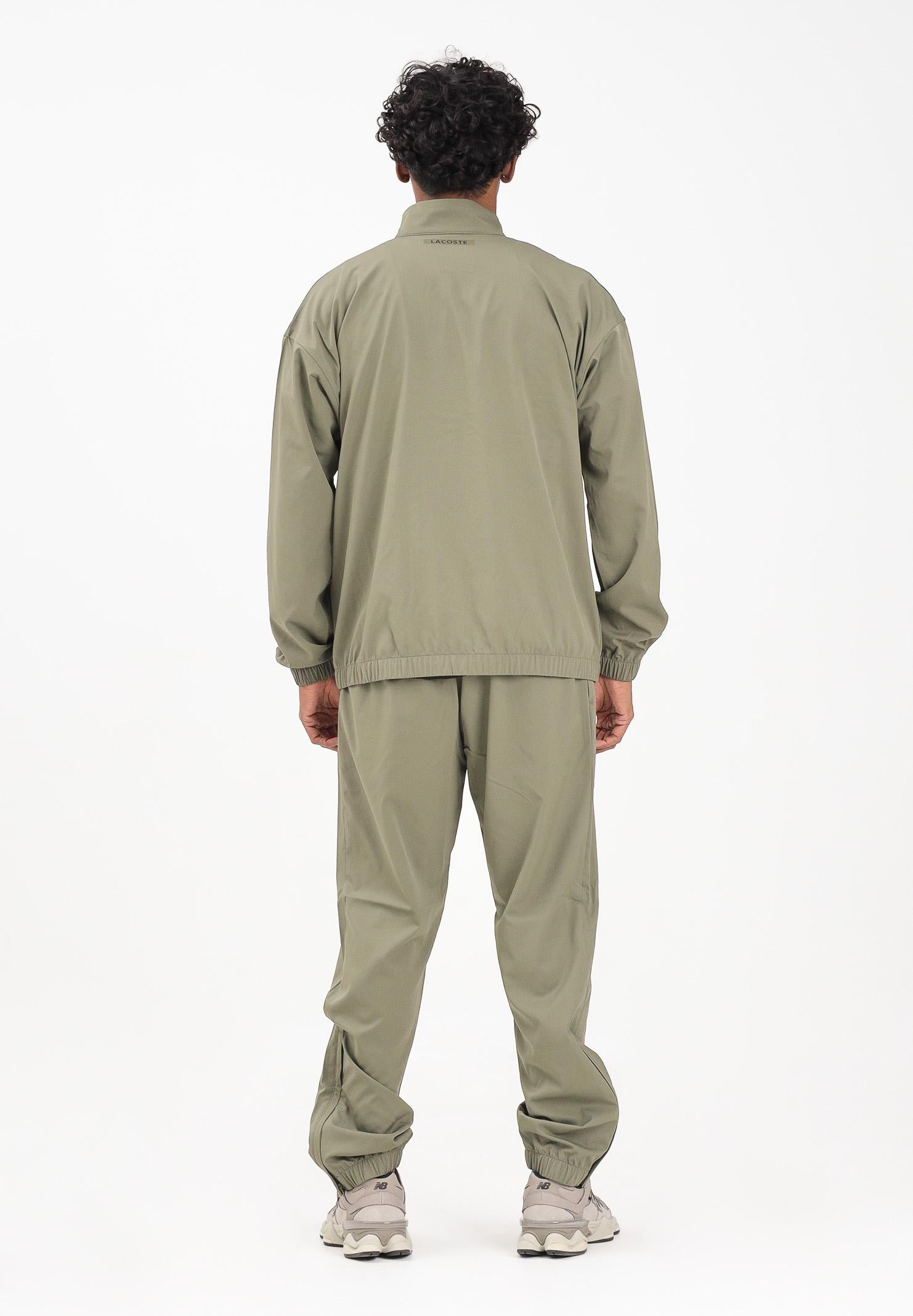 LACOSTE Tuta verde da uomo in taffetà WH4763 E9F LACOSTE 