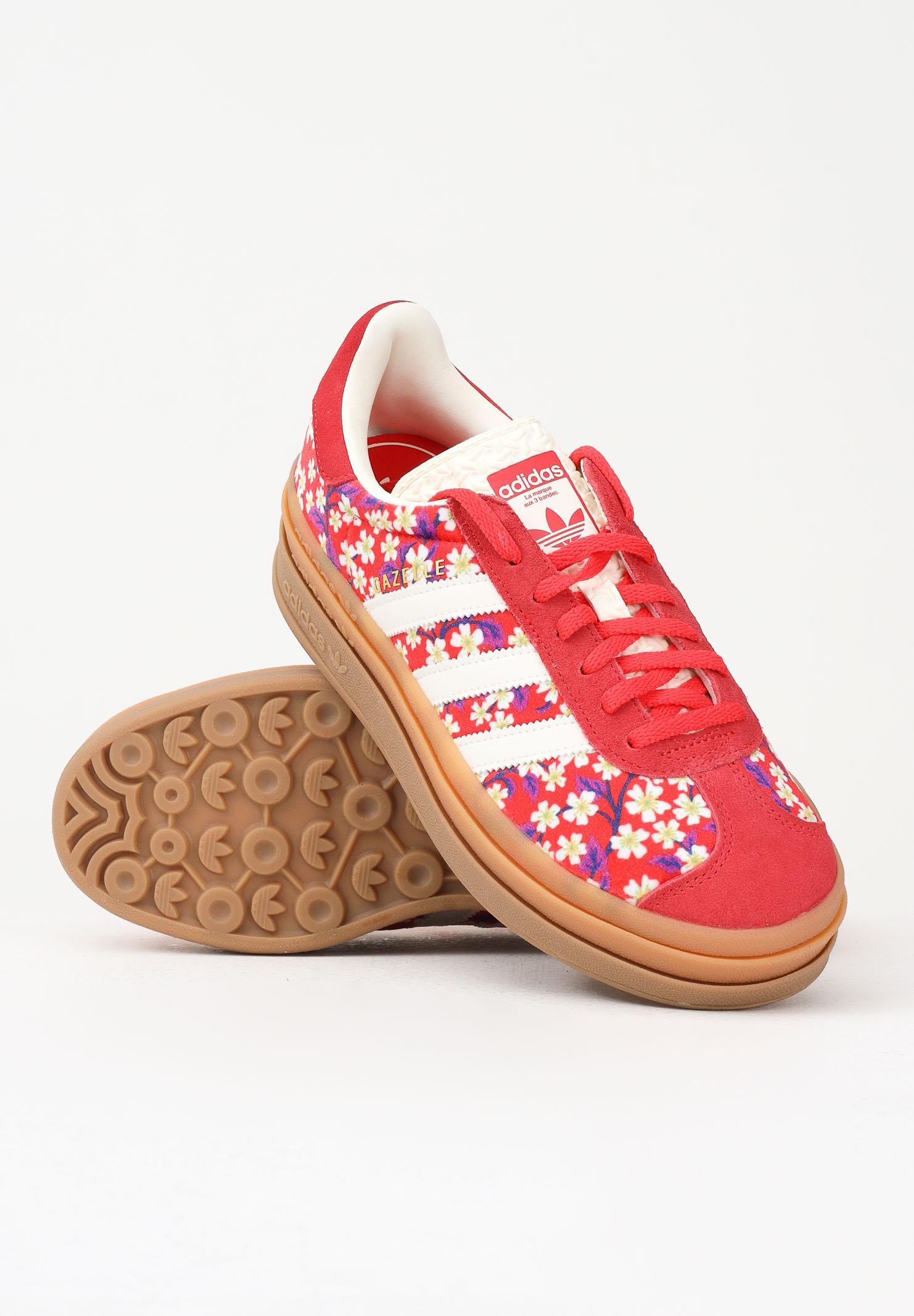 ADIDAS ORIGINALS Sneakers Gazelle Bold x Liberty London rosso fragola da donna JP8078 . ADIDAS ORIGINALS 