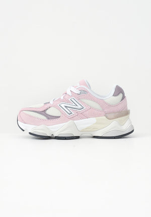 NEW BALANCE Sneakers 9060 Lace rosa da bambina PC9060BE . NEW BALANCE 