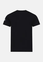 NIKE T-shirt a manica corta nera per bambino e bambina con stampa logo 86J575 K25 NIKE 