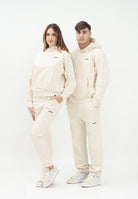 BARROW Pantalone sportivo vaniglia per uomo e donna con stampa logo S5BWUAFP085 BW029 BARROW 