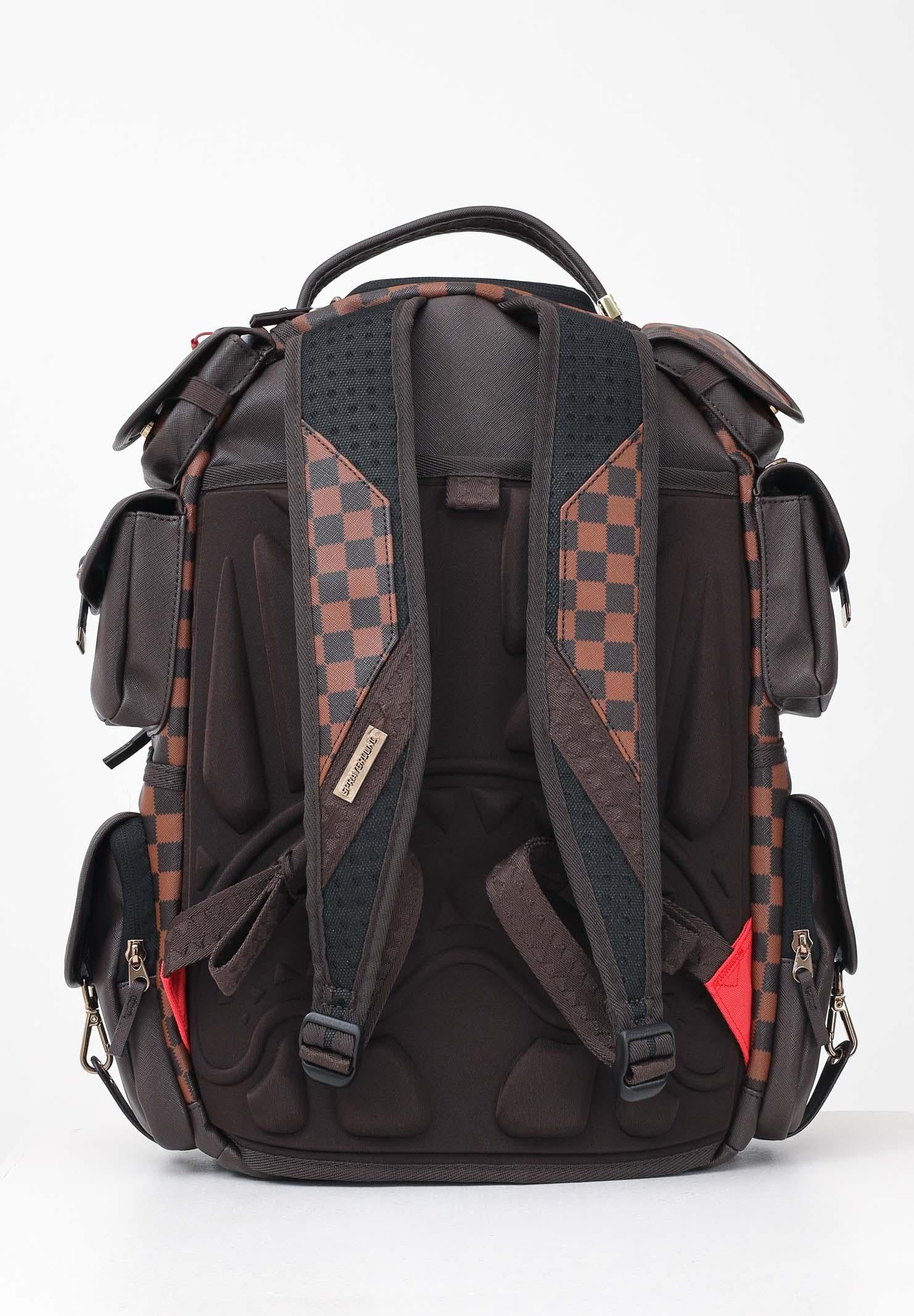 SPRAYGROUND Spec Ops Pixel Emboss Backpack Brown for Men and SPRAYGROUND Spec Ops Pixel Emboss Backpack Brown for Men and