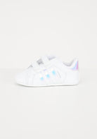 Sneakers bianche da neonato con strappo SUPERSTAR BD8000 . ADIDAS ORIGINALS 