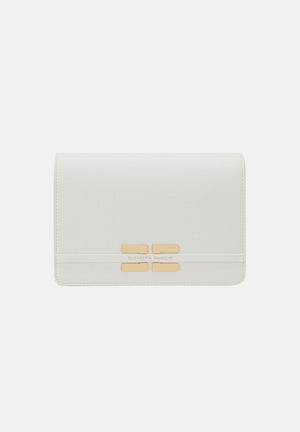 ELISABETTA FRANCHI Pochette burro da donna con logo BS39A61E2 193 ELISABETTA FRANCHI 