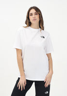 THE NORTH FACE T-shirt a manica corta oversize Simple Dome bianca da donna NF0A87NQFN41 . THE NORTH FACE 