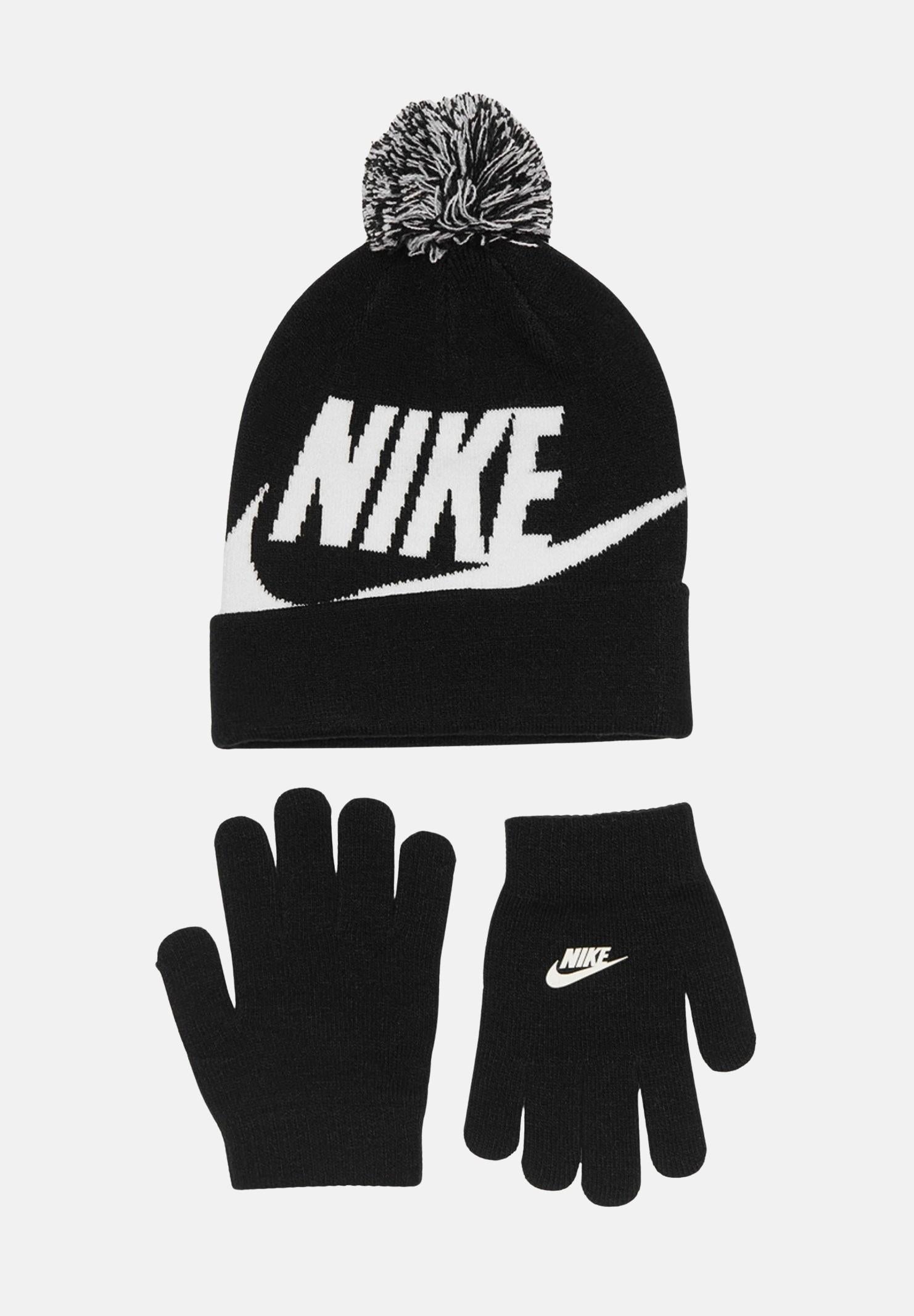NIKE Set cappello e guanti neri per bambino e bambina 9A2695 023 NIKE 