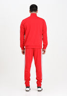 ADIDAS PERFORMANCE Tuta Essentials 3-Stripes rossa da uomo JX8731 . ADIDAS PERFORMANCE 