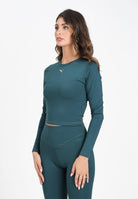 PUMA Top sportivo a maniche lunghe Terrains verde da donna 527490 75 PUMA 