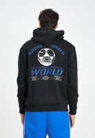 ADIDAS ORIGINALS Felpa con cappuccio Graphic nera da uomo JX3058  ADIDAS ORIGINALS 