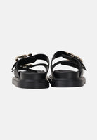 JUST CAVALLI Ciabatte nere da donna con fibbia logo 80RA3S91ZSE36 899 JUST CAVALLI 