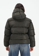 DSQUARED2 Piumino verde oliva per donna, ragazzi e bambini con logo DQ1090D00BN DQ518 DSQUARED2 