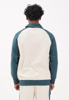 PUMA Felpa con zip T7 panna e verde da uomo 632994 87 PUMA 