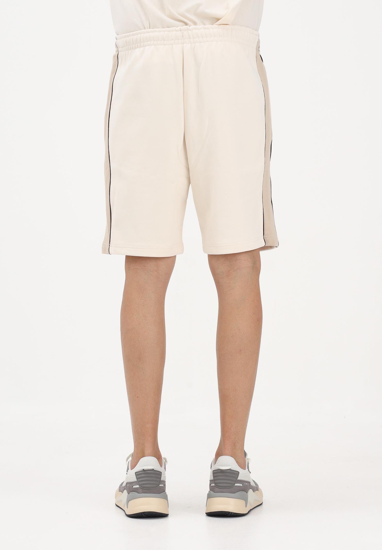 LACOSTE Shorts sportivo beige da uomo con motivo color block GH0893 3RR LACOSTE 