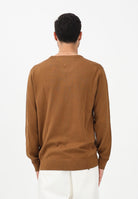 TOMMY HILFIGER Maglioncino girocollo khaki da uomo con logo MW0MW39999 GWP TOMMY HILFIGER 