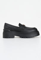 PINKO Mocassini neri da donna con logo Love Birds SD0403P001Z99  PINKO 