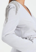 ALMA SANCHEZ Giacca Macea grigia da donna AS2526101TF 902 ALMA SANCHEZ 