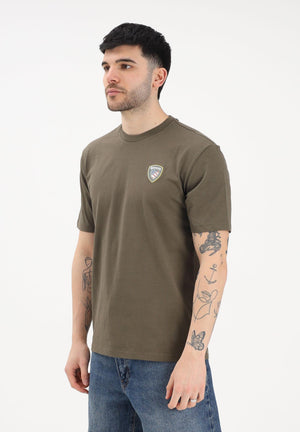 BLAUER T-shirt a manica corta FAXON verde militare da uomo 26SBLUH02284-007480 60H BLAUER 