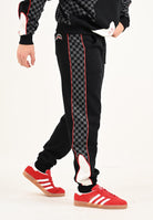 SPRAYGROUND Pantalone sportivo Triple Decker Heir to the Throne nero per uomo e donna SP775GGREY . SPRAYGROUND 
