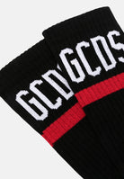 GCDS Calzini neri per uomo e donna con logo GCDS A2OU3800KC7 99 GCDS 