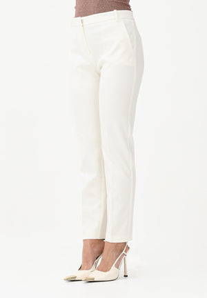 PINKO Pantalone panna da donna a sigaretta 100155A24D Z05 PINKO 