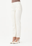 PINKO Pantalone panna da donna a sigaretta 100155A24D Z05 PINKO 