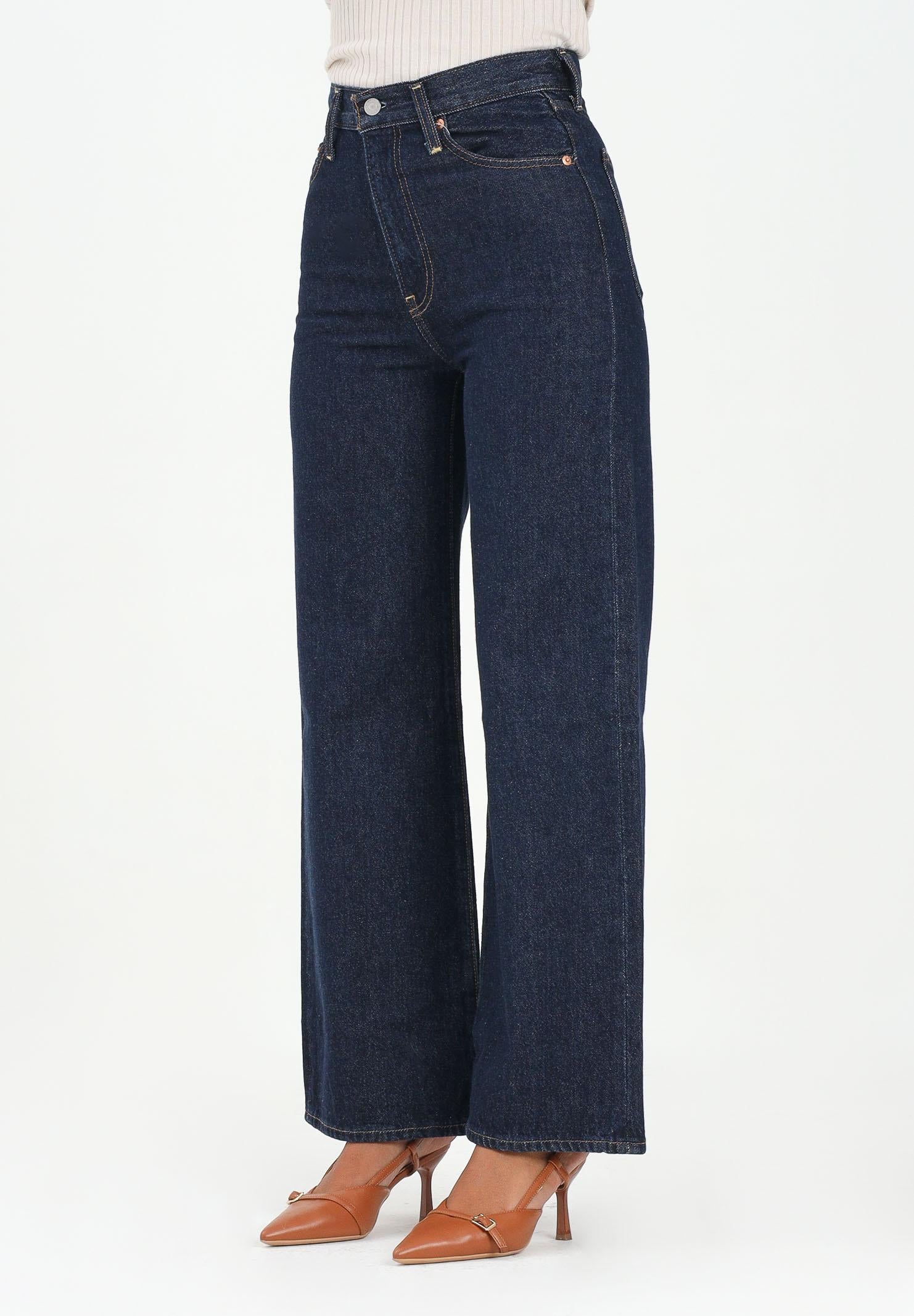 LEVI'S® Jeans Ribcage Wide Leg in denim blu da donna A6081-0019 . LEVI'S® 
