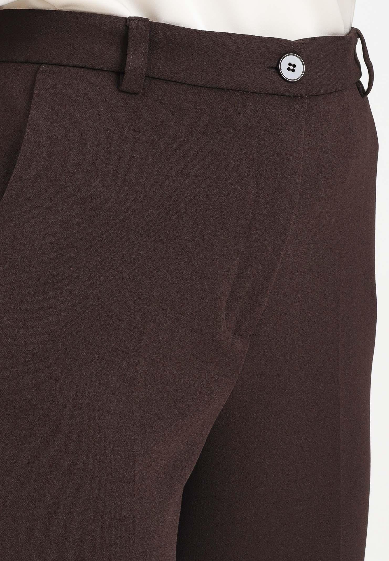 VICOLO Pantalone elegante marrone da donna TF0425 MA VICOLO 