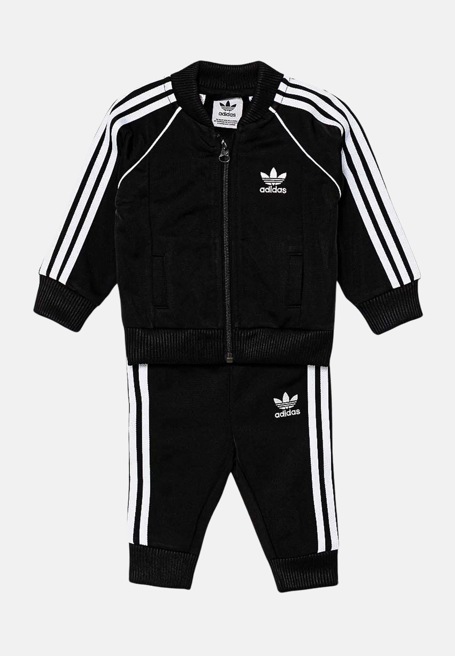 ADIDAS ORIGINALS Tuta adicolor SST nera da neonato IX7622 . ADIDAS ORIGINALS 