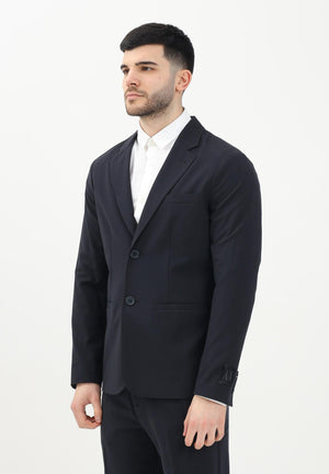 ARMANI EXCHANGE Giacca monopetto blu da uomo XM000345AF10897 UB101 ARMANI EXCHANGE 