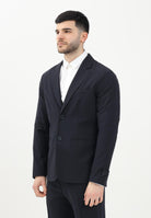 ARMANI EXCHANGE Giacca monopetto blu da uomo XM000345AF10897 UB101 ARMANI EXCHANGE 