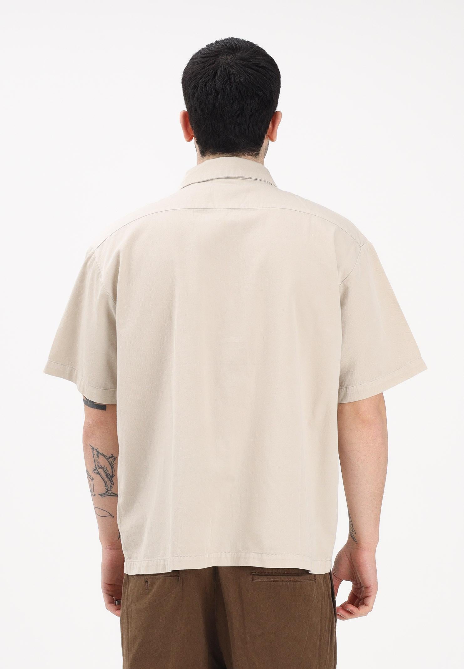 DICKIES Camicia a manica corta Unionville beige da uomo DK0A88N90ST1 . DIckies 