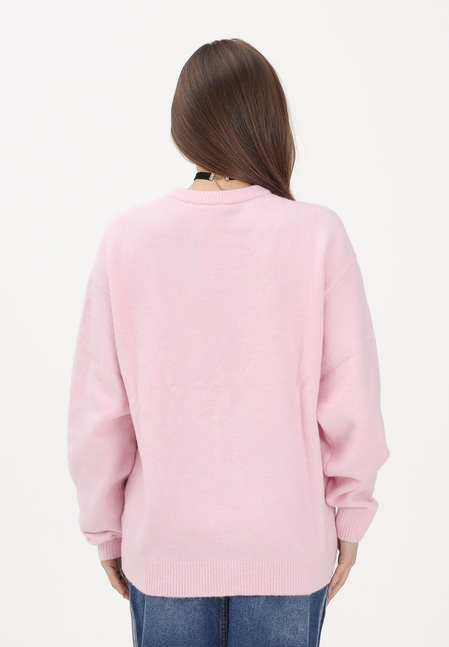 ADIDAS ORIGINALS Maglione girocollo Athletic Dept Knitted rosa da donna LD4474 . ADIDAS ORIGINALS 